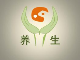 Grünes Blatt-Logo mit chinesischem Schriftzeichen darunter, geschützt von zwei Blattformen.