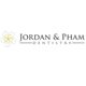 Logo of Jordan & Pham Dentistry with a stylized yellow flower on the left.