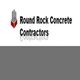 Logo of Round Rock Concrete Contractors with a red and black stylized graphic.