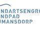 Logo van Tandartsgroep Zandpad Numansdorp, met tekst vormgegeven als tand.