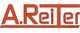 Rotes Logo mit dem Text "A. Reiter" in stilisierten Großbuchstaben und moderner Schriftart.