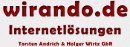 Logo mit rotem Text: "wirando.de Internetlösungen Torsten Andrich & Holger Witte GbR".