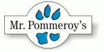 Logo mit Pfotenabdruck und Text "Mr. Pomeroy's".