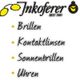 Logo von Inkofefer mit Text: Brillen, Kontaktlinsen, Sonnenbrillen, Uhren. Seit 1968.