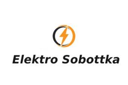 Logo von Elektro Sobottka mit Blitzsymbol auf einem gelben Kreis.
