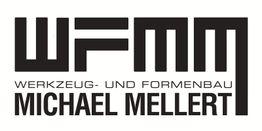 Logo mit Text: "WFMM - Werkzeug- und Formenbau Michael Mellert".