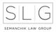 Logo of Semanchik Law Group with initials "SLG" in a box.