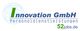 Logo von Innovation GmbH Personaldienstleistungen mit Weltkugel und URL 52jobs.de.