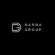"Darda Group logo: white text and stylized 'D' on a black background."