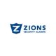 Zions Security Alarms logo featuring a blue shield with a white "Z".