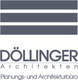 Logo mit grauen Streifen, Text: "DÖLLINGER Architekten, Planungs- und Architekturbüro".