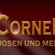 Banner: "Spirits Corner - Spirituosen und mehr..." in goldener Schrift auf rotem Hintergrund.