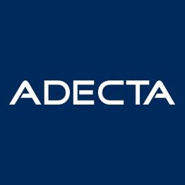 Blaues Logo mit dem weißen Schriftzug "A.D.E.C.T.A.".