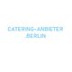 Text in hellblauer Schrift: "Catering-Anbieter .Berlin" auf weißem Hintergrund.