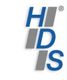 Logo mit den Buchstaben "HIDS" in Blau und Grau, gestapelt und diagonal ausgerichtet.