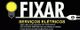 Logo da Fixar Serviços Elétricos com contato telefônico e e-mail.
