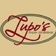 Logo of Lupo's Italian Steakhouse, with red script text and an oval green border.