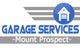 Logo for "Garage Services - Mount Prospect" with a blue garage icon above the text.