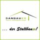 Logo von Danbauer Hoch- u. Industriebau GmbH mit Text: "... der Stallbauer!".