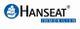 Logo von Hanseat Immobilien: blauer Kreis mit Segelschiff, daneben der Firmenname in Schwarz.