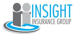 Logo with two figures embracing, and the text "Insight Insurance Group" next to them.