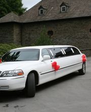 Weiße Limousine