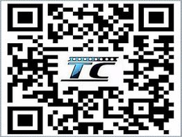 QR-Code mit Logo in der Mitte, bestehend aus den Buchstaben "TC".