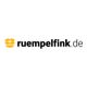 Logo von ruempelfink.de mit einem gelben Karton-Symbol links vom Schriftzug.
