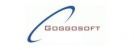 Logo mit dem Schriftzug "Gosest". Im Hintergrund ist eine geschwungene Linie zu sehen.
