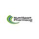 NutriSport Pharmacal Inc. logo with blue and green swoosh design.