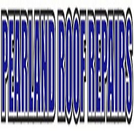 "Bold blue text: Pearland Roof Repairs."