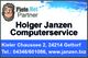 Fiete.Net Partner Logo mit Adresse und Kontaktdaten von Holger Janzen Computerservice.