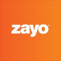 Orange square with white "zayo" text in the center.