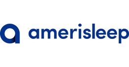 Logo with a blue "a" and the word "amerisleep" in blue text on a white background.