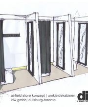  die3t | airfield storekonzept | umkleidekabine