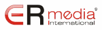 Logo von ER Media International in roten und schwarzen Buchstaben.