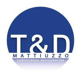Logo blu con testo: "T&D MATTIUZZO, Consulenza Assicurativa".