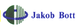 Logo mit Text: "Jakob Bott" und einem planetförmigen Symbol mit grünen und blauen Elementen.