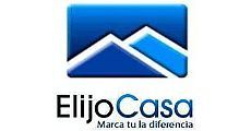 Logo de ElijoCasa con dos picos azules y texto "Marca tu la diferencia".