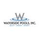Logo of Waterside Pools, Inc. with the words "Quality, Strength, Integrity" below.
