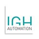 Logo mit blauem "IGH" und schwarzem "AUTOMATION" auf weißem Hintergrund.