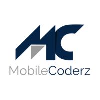 Logo of MobileCoderz with stylized blue and gray "MC" above the company name.