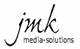 Logo mit Text: "jmk media-solutions".