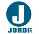 Letra "J" blanca en círculo azul, con texto "JORDI.es" debajo.