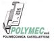 Logo POLYMEC s.r.l. con scritta "POLIMECANICA CASTELLETTESE" in caratteri neri e verdi.