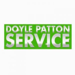 Green and white "Doyle Patton Service" logo with silver lettering.
