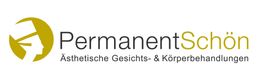 Logo von PermanentSchön, mit dem Text "Ästhetische Gesichts- & Körperbehandlungen".