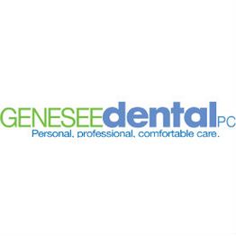 Genesee Dental logo with the tagline: "Personal, professional, comfortable care."