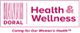 Logo of Doral Health & Wellness, tagline: "Caring for Our Women's Health."