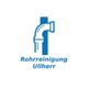 Logo von Rohrreinigung Ullherr mit blauem Rohrsymbol.
